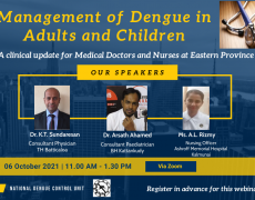 Management of Dengue in Adults and Children